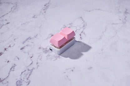 2 Key Mechanical Keyboard Fidget Keychain - Pastel Colors