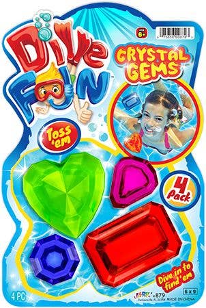 Dive Fun Crystal Gems 4 pack