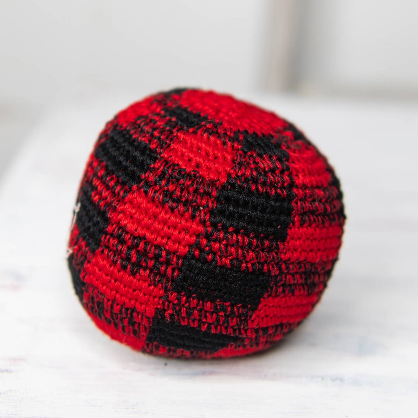 Large Plaid Hacky Sack