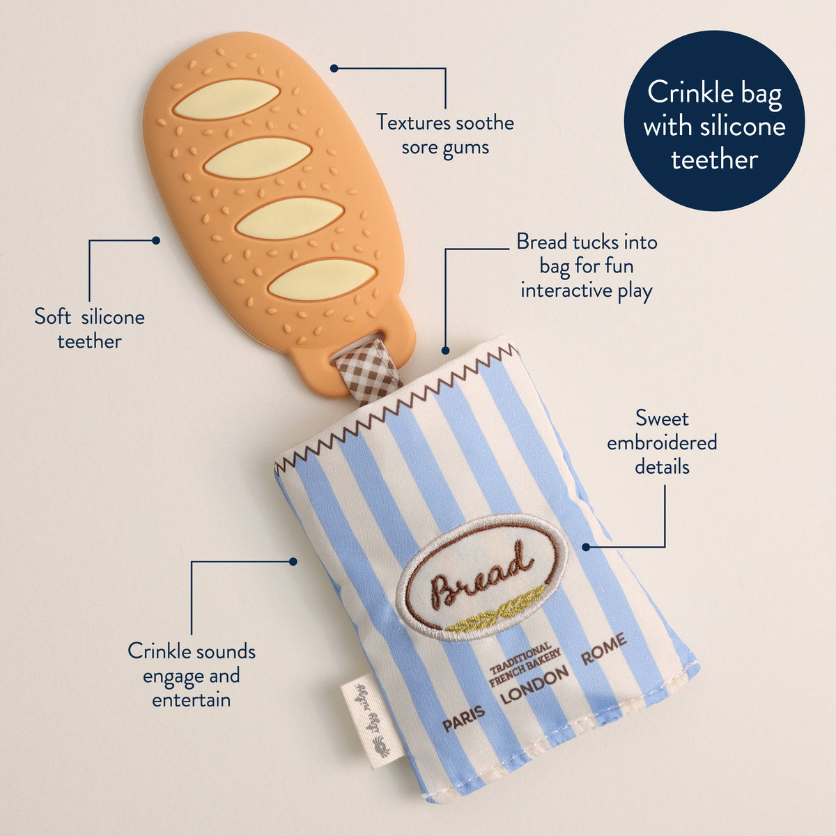 Baguette Teensy Crinkle™