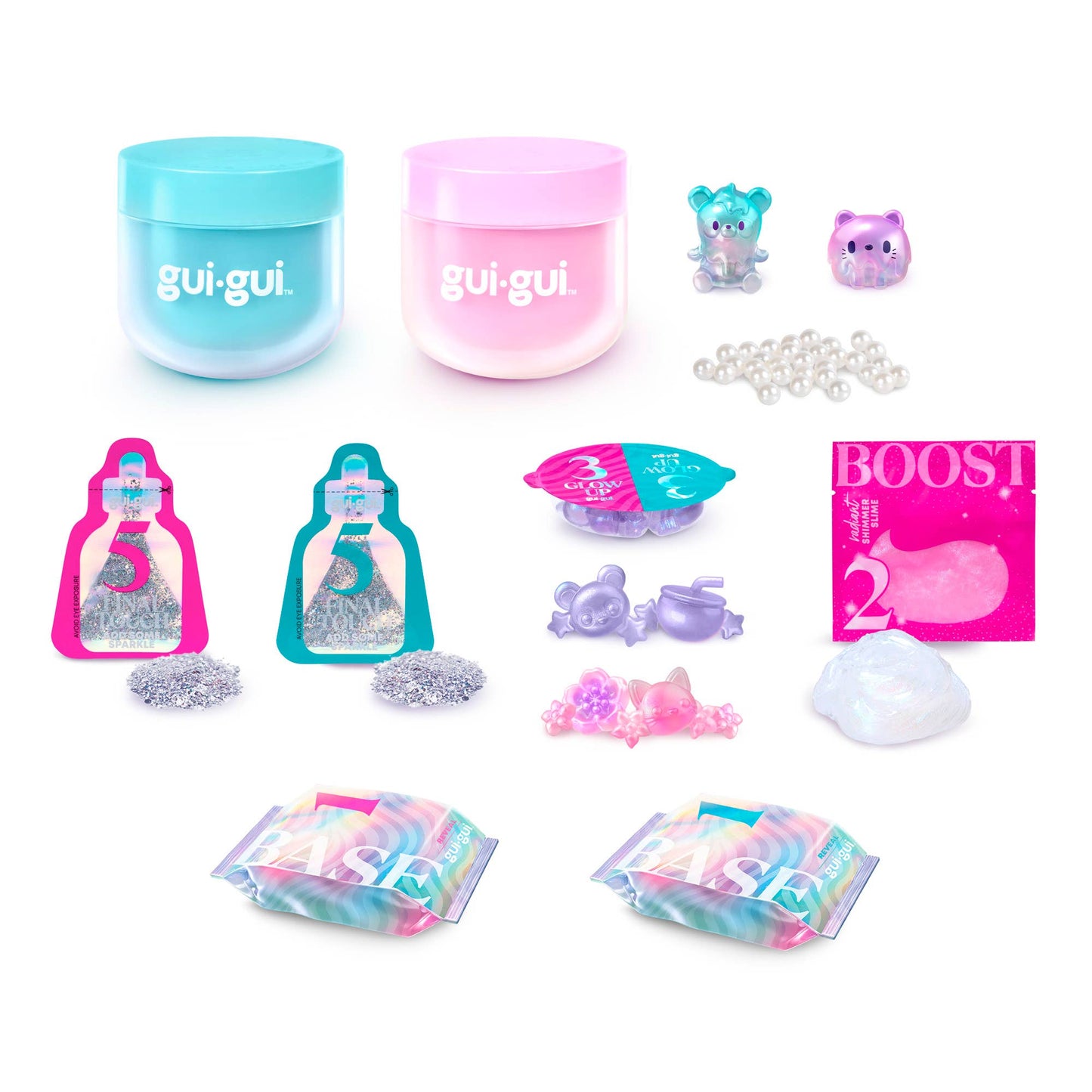 Gui Gui Shimmer Deluxe Duo Slime Pack