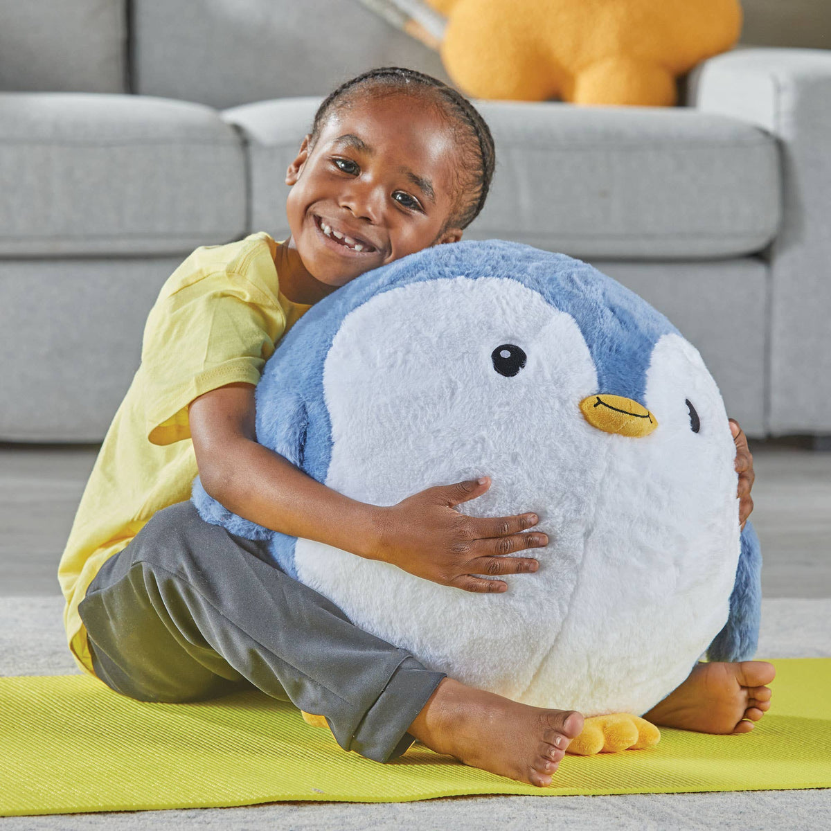 BubblePlush Yoga Ball Buddy Penguin STEM Toy for ages 3+