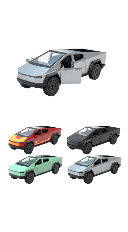 6" Cyber Truck Style Die-Cast Vehicle – Assorted Colors