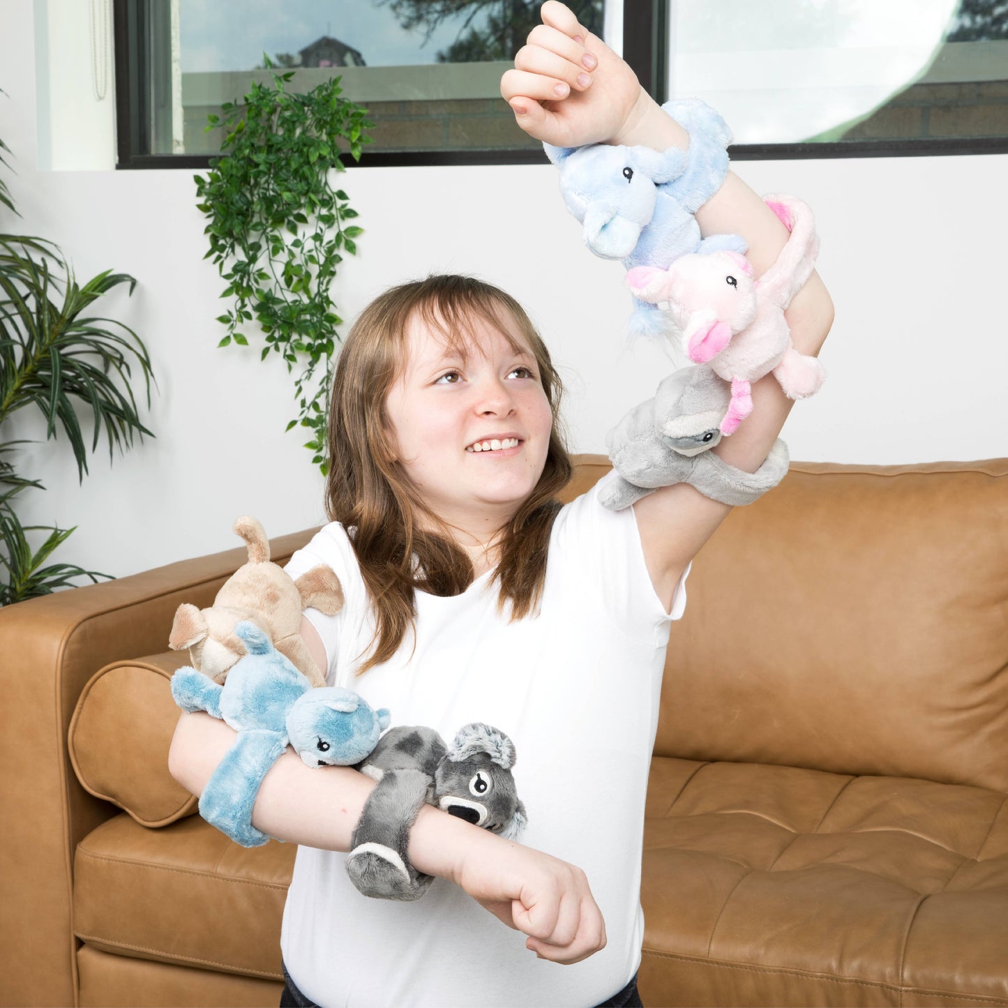 Emory Elephant Hug Baby, Mini Wraparound Sensory Plush