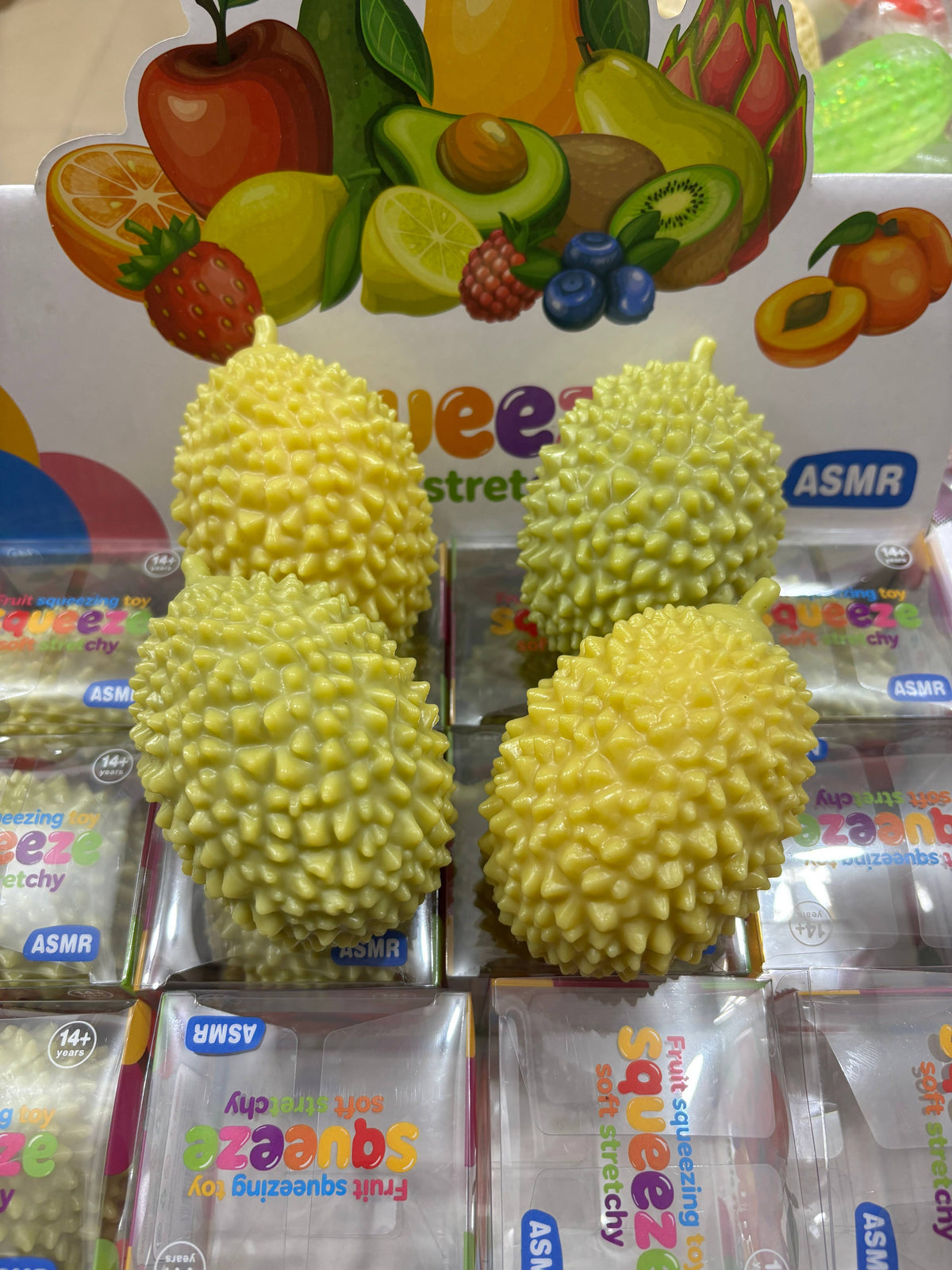 Color-Changing Crunchy Durian Squishy Toy