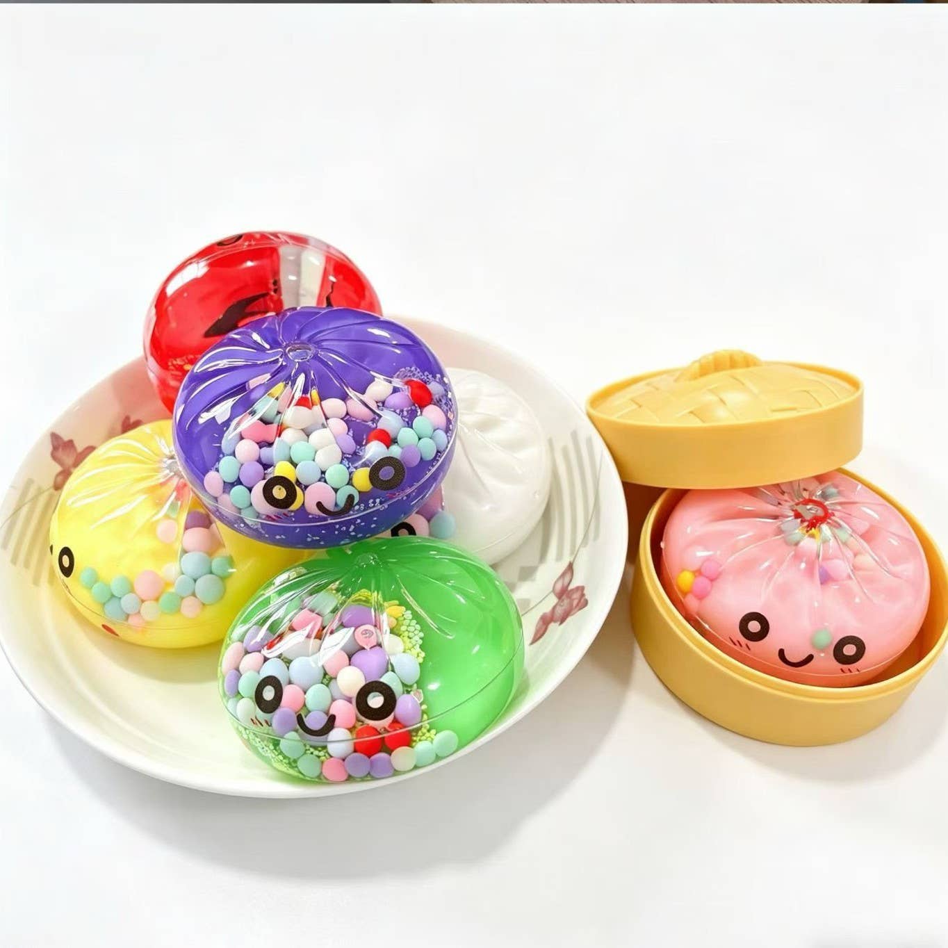 Mystery Acrylic Bun dumpling Ornament Gift - Can't Squeeze