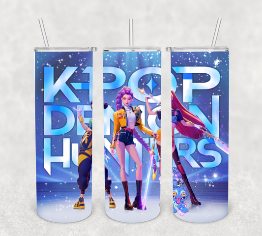 Cartoon KPOP Demon Hunters Tumbler