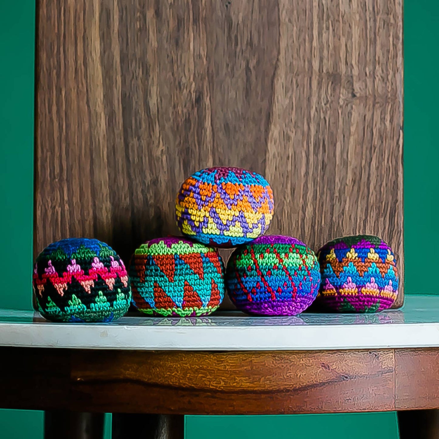 Woven Hacky Sack Foot Bag LUCIA