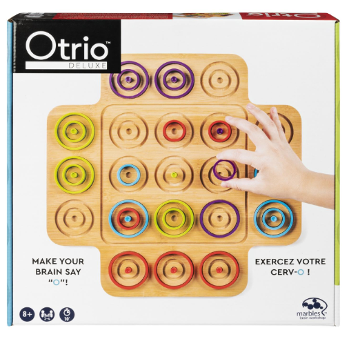 Otrio Wood Strategy-Based Board Game