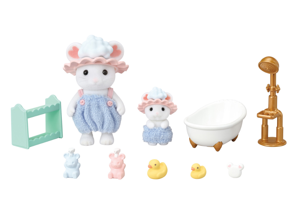 Bath Time Bubble Siblings Calico Critters