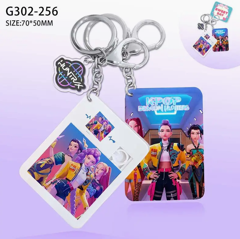 Kpop Demon Hunters HUNTR/X Slide Puzzle Keychain