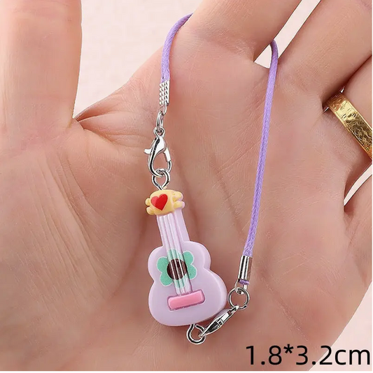 Mini Guitar Doll Accessories Purple