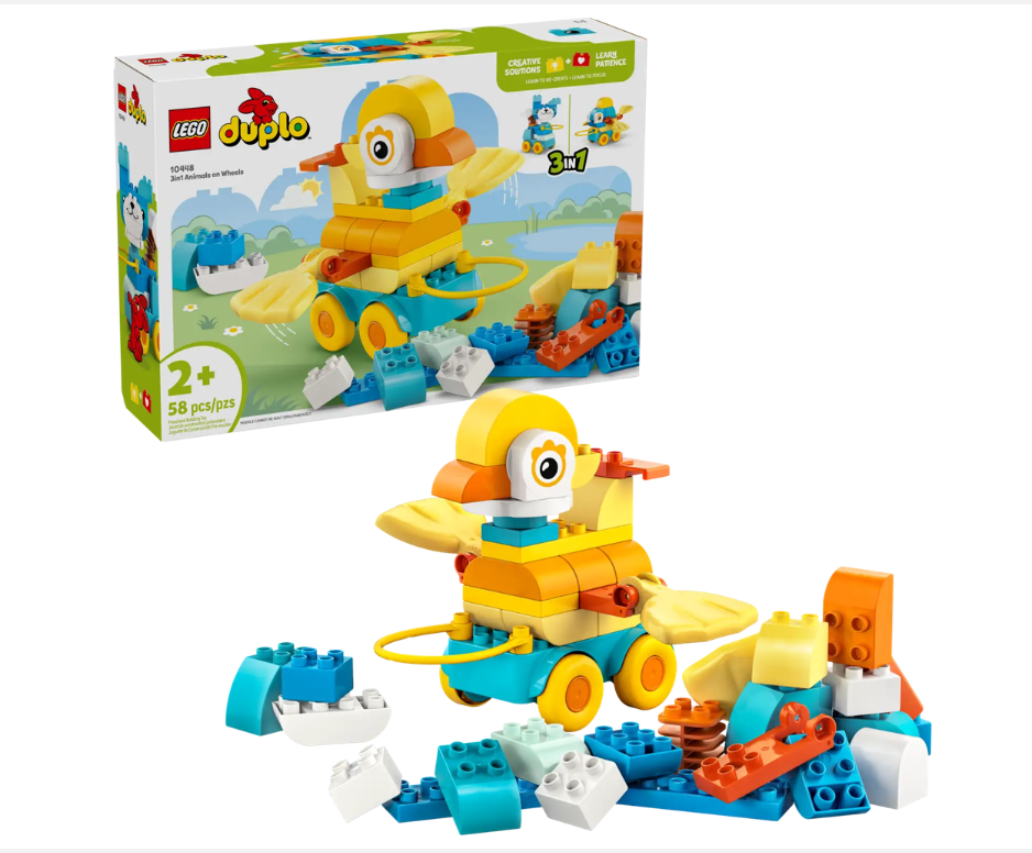 3 in 1 Animals on Wheels Duplo