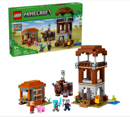 The Pillager Outpost and Ravager