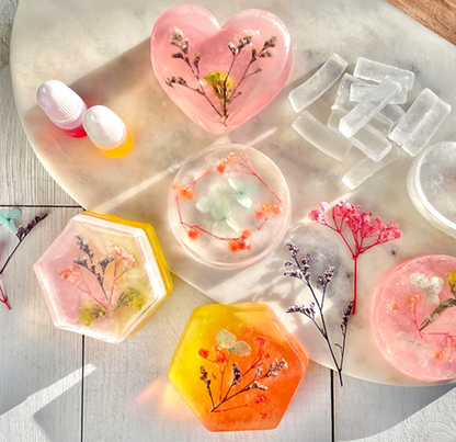 Flower Power DIY Soaps
