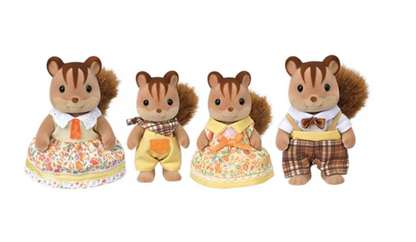 Walnut Squirrel Family Calico Critters