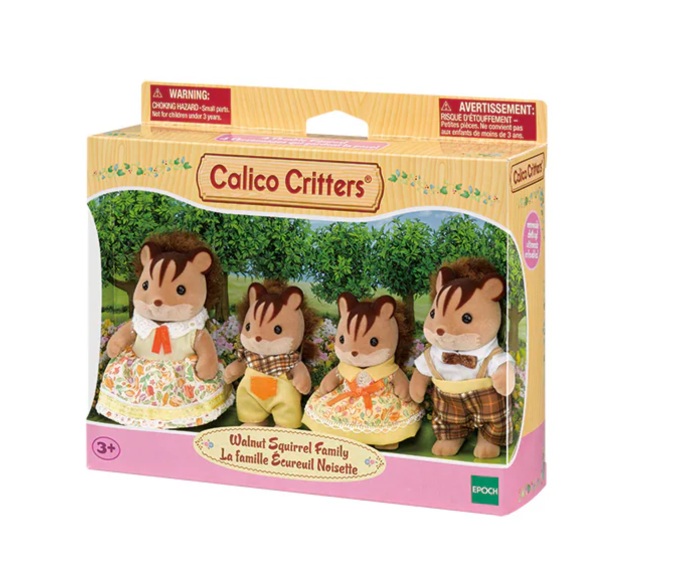 Walnut Squirrel Family Calico Critters