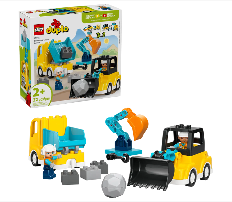 3 in 1 Construction Vehicles DUPLO