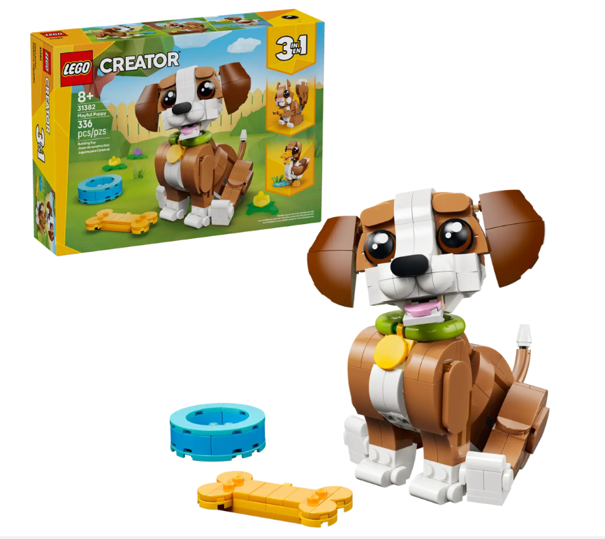 Creator 3 in 1: Cute Animals: Playful Puppy Dog