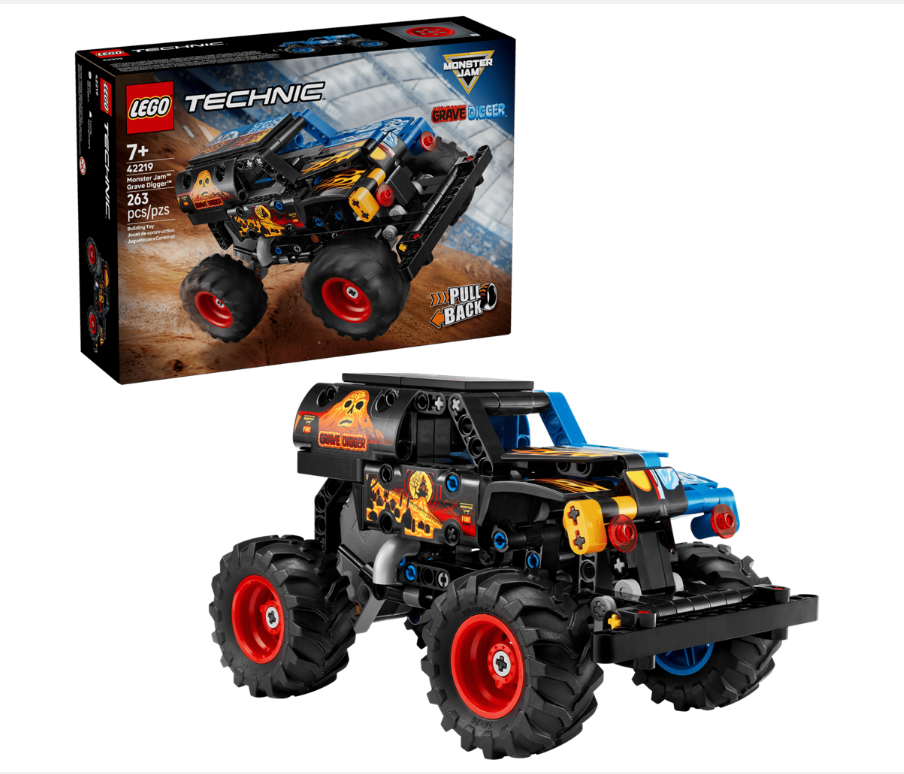 Monster Jam Grave Digger Fire & Ice Lego