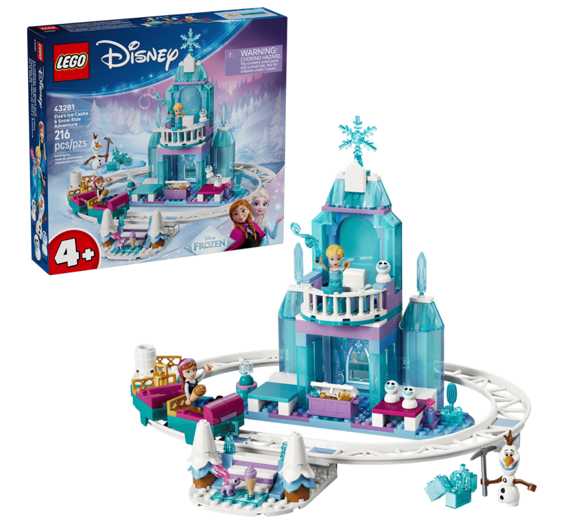 Elsa's Ice Castle & Snow Ride Adventure Lego