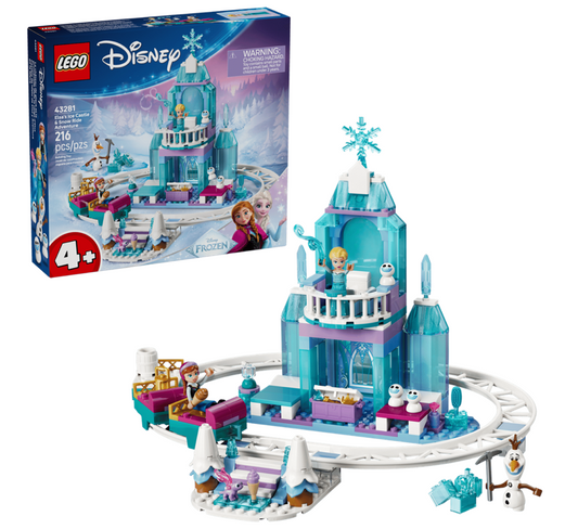 Elsa's Ice Castle & Snow Ride Adventure Lego