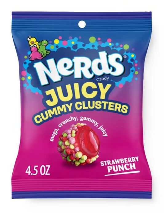 Nerds Juicy Gummy Clusters Strawberry Punch