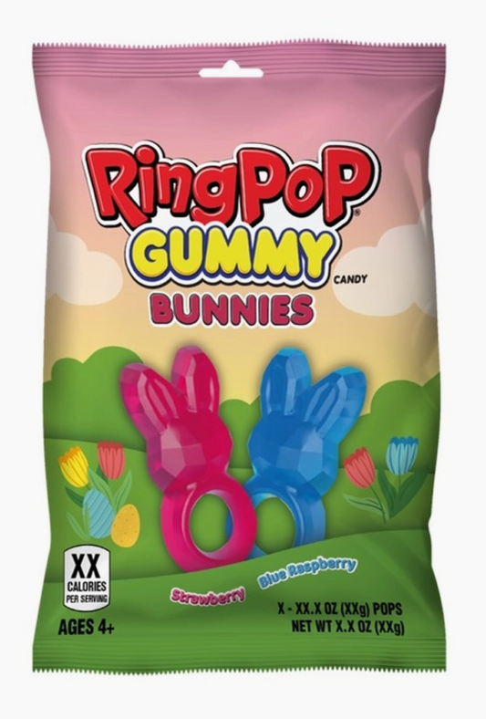 Ring Pop Shaped Gummy Bunnies