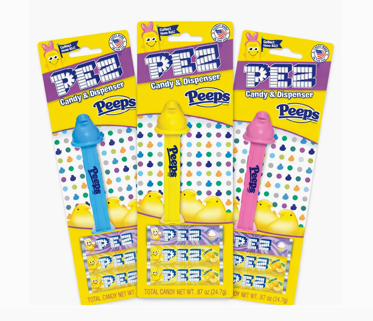 Easter Peeps Chicks Pez