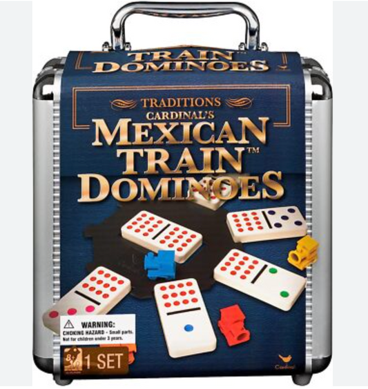 Cardinal Classics Mexican Train Dominoes Set