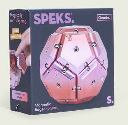Geode Chrome Sphere Magnetic Sensory Toys