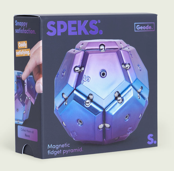 Geode Chrome Sphere Magnetic Sensory Toys