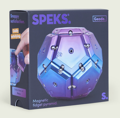 Geode Chrome Sphere Magnetic Sensory Toys