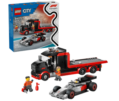 F1 Display Truck with Audi F1 Race Care Lego