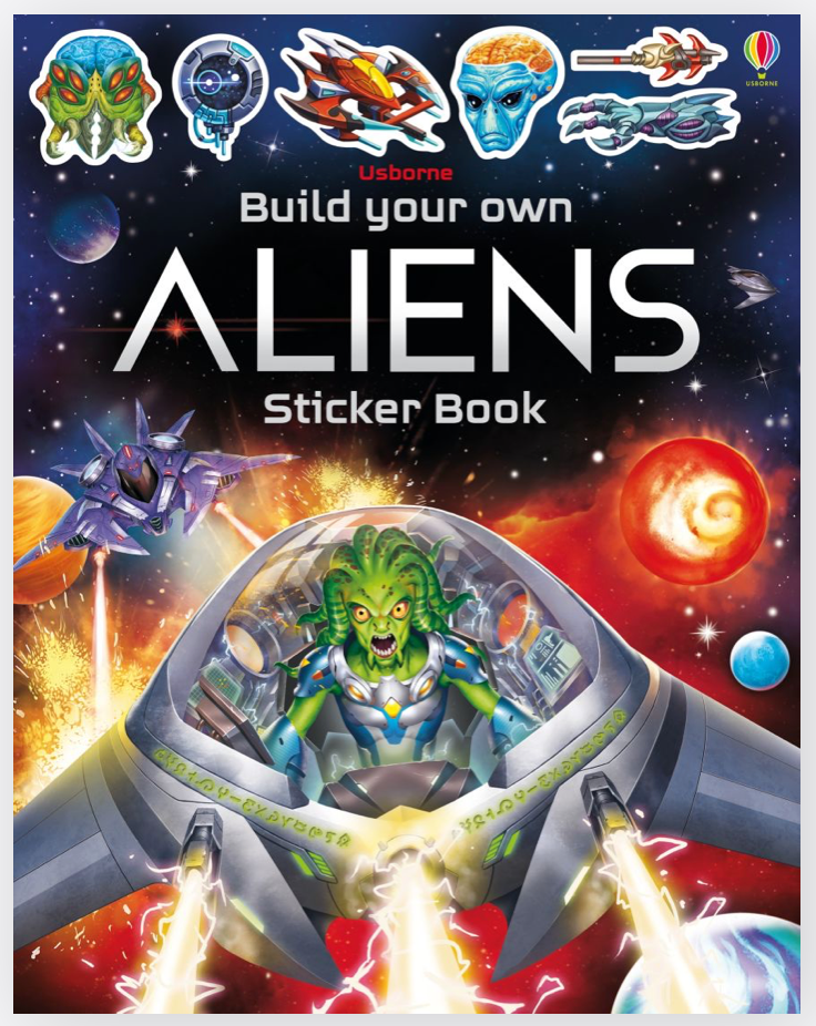 Build Your Own Aliens Sticker Book