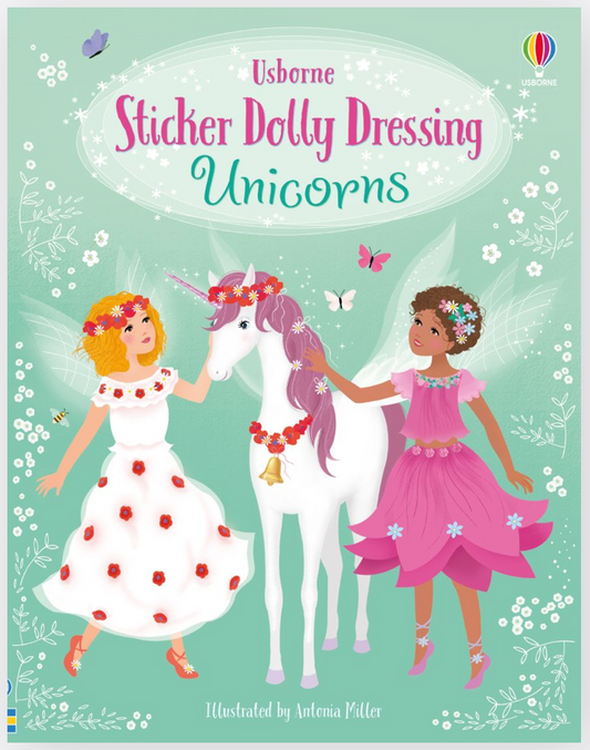 Sticker Dolly Dressing Unicorns