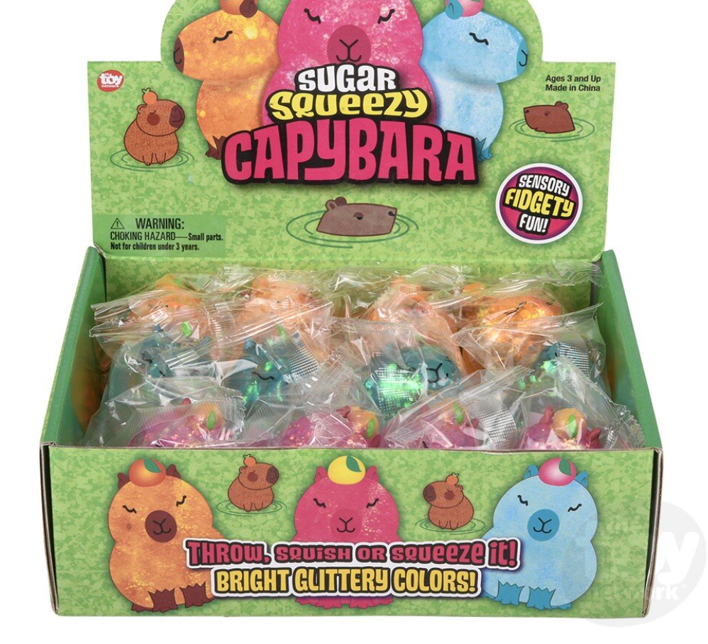 2.5" Squeezy Sugar Capybara