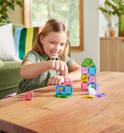 microMags Spring Garden 24-pc Travel Set MagnaTiles