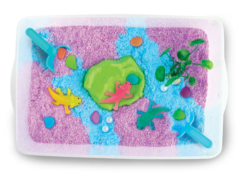 Sensory Bin Axolotl