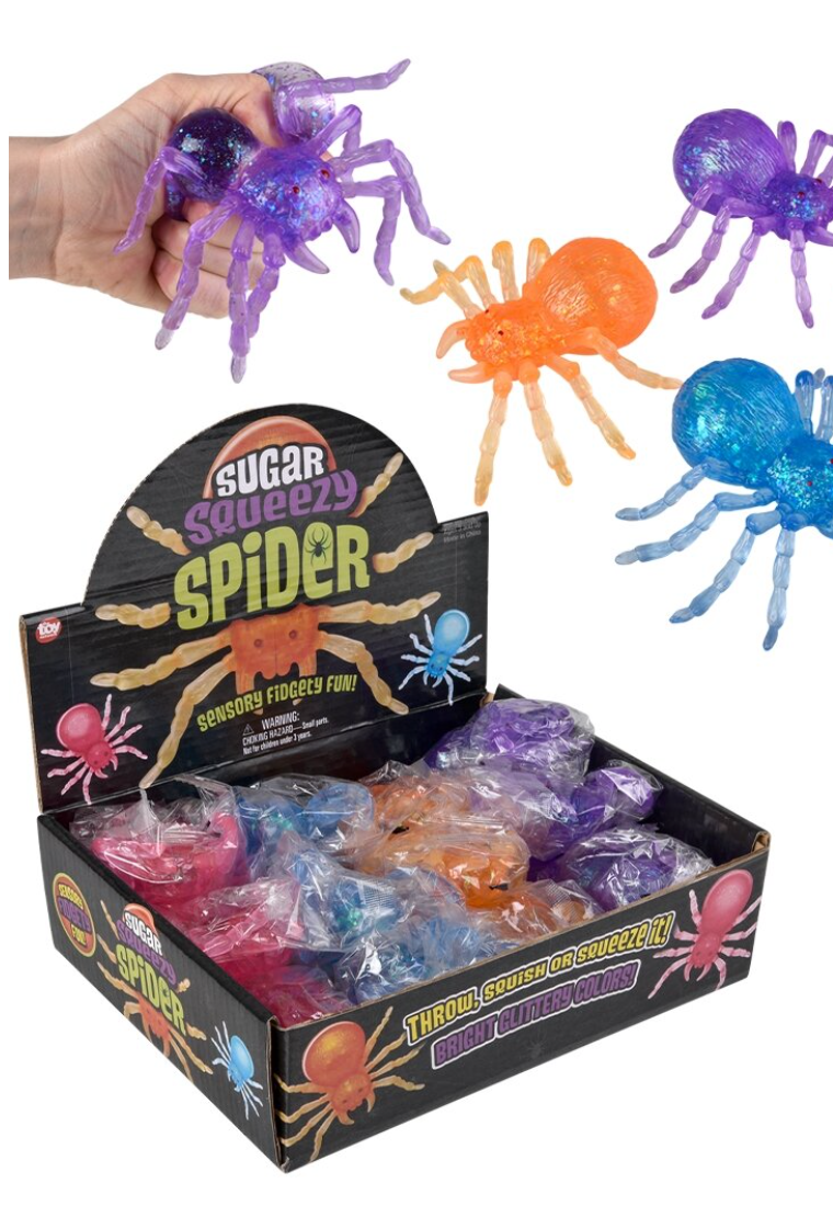 4.75" Squeezy Sugar Spider