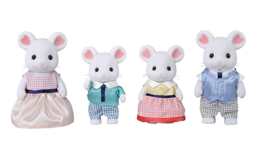 BL Marshmallow Mouse Family Calico Critters