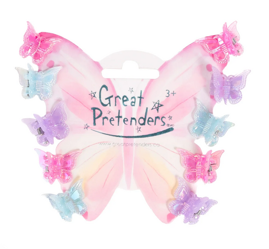 Fancy Flutter Mini Hairclips 10 pc.
