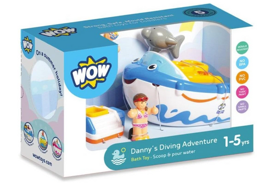 Danny's Diving Adventure Bath Toy