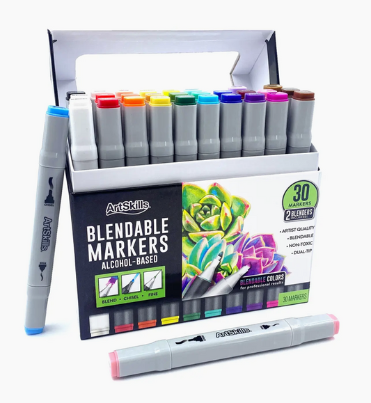 Dual-Tip Alcohol Markers