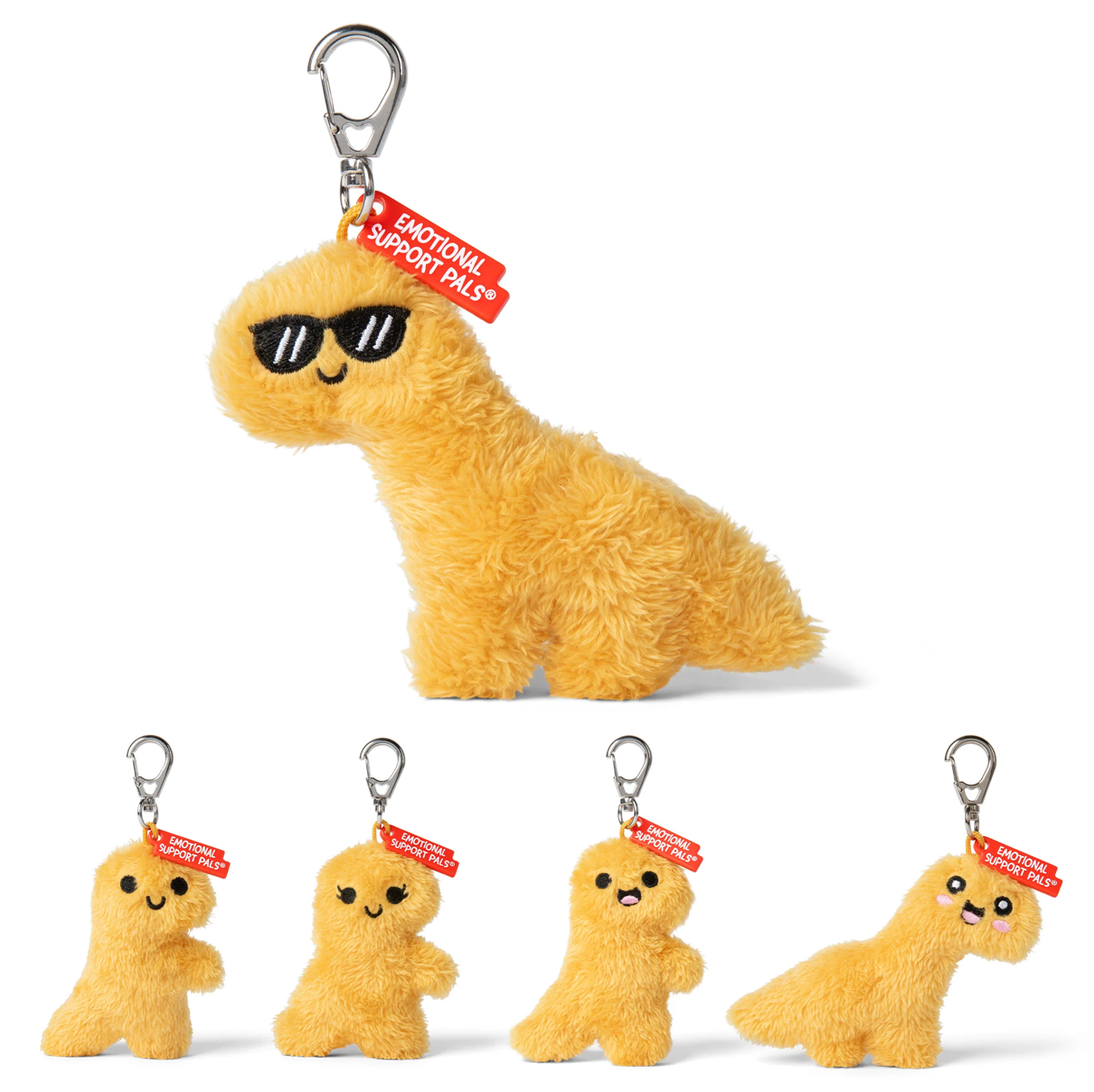 Emotional Support Bag Charms Dino Nugget