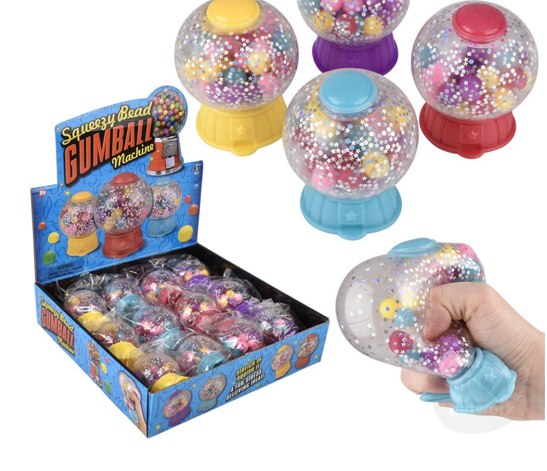 3.5" Squeezy Bead Gumball Machine