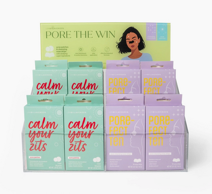 Pore the Win Cleansing Nose Strips & Acne Patches Lemon Lavender