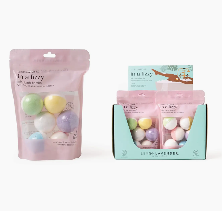 In a Fizzy Mini Bath Bombs Lemon Lavender