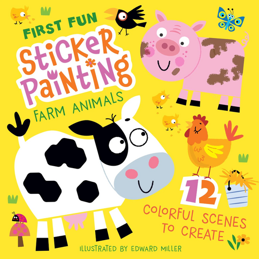 First Fun Sticker Painting: Farm Animals