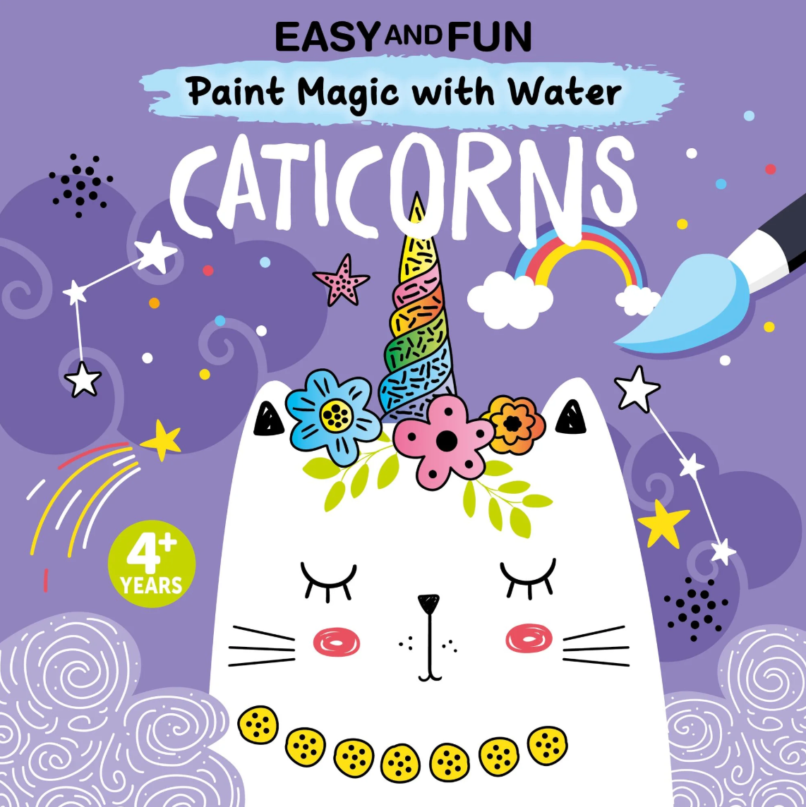 Easy and Fun Paint Magic with Water: Caticorns